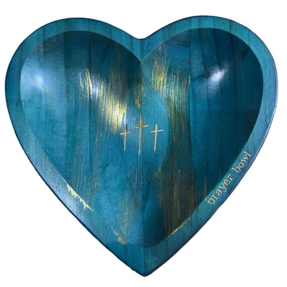 Heart-shaped Wooden Prayer Bowl
