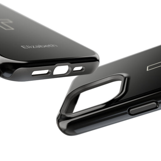 Personalized Magnetic Phone Case — Minimal Cross Design