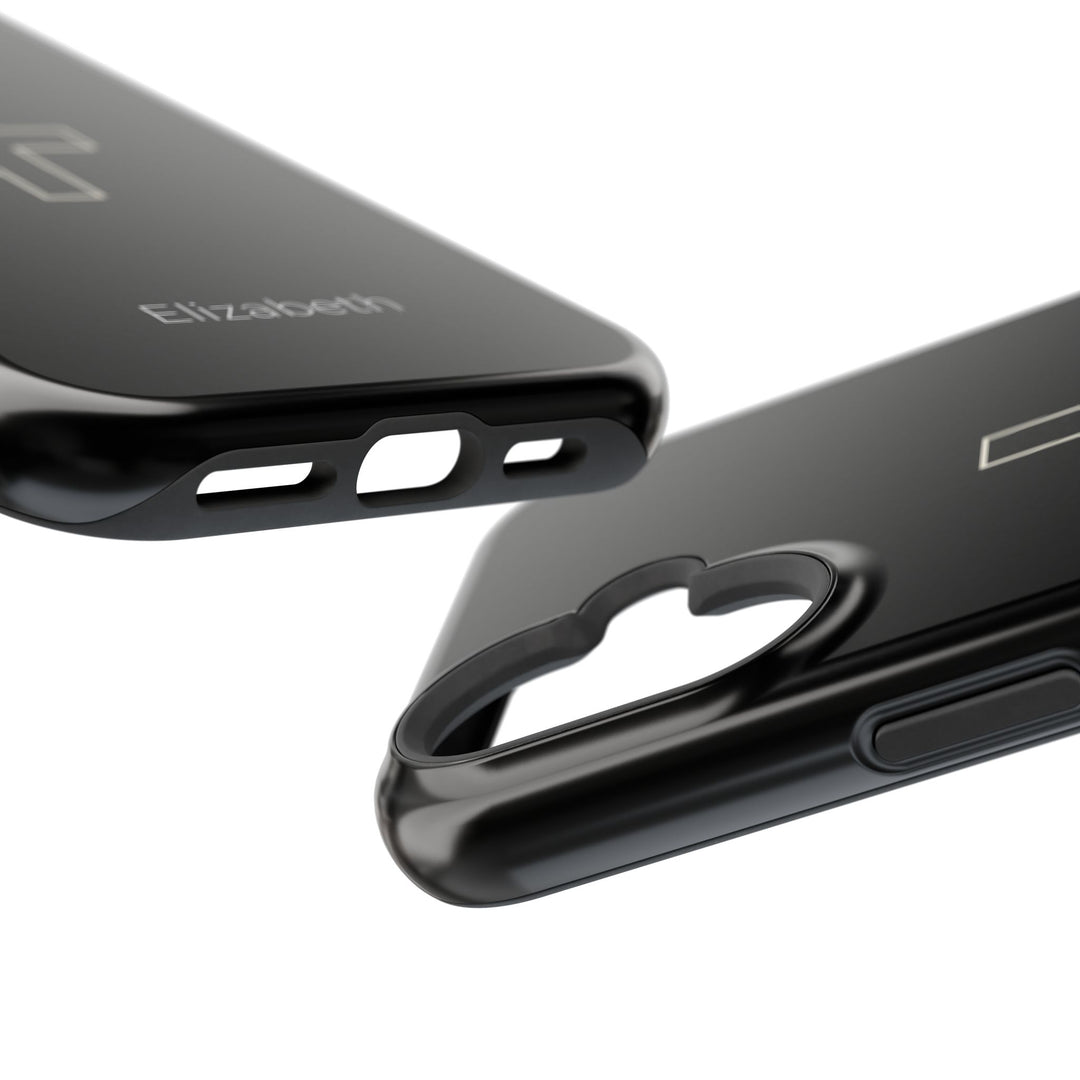 Personalized Magnetic Phone Case — Minimal Cross Design
