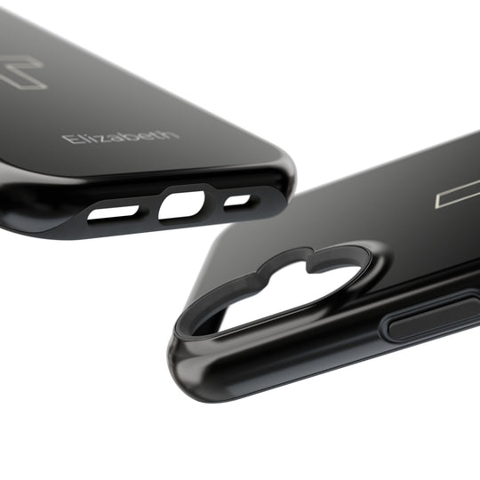 Personalized Magnetic Phone Case — Minimal Cross Design
