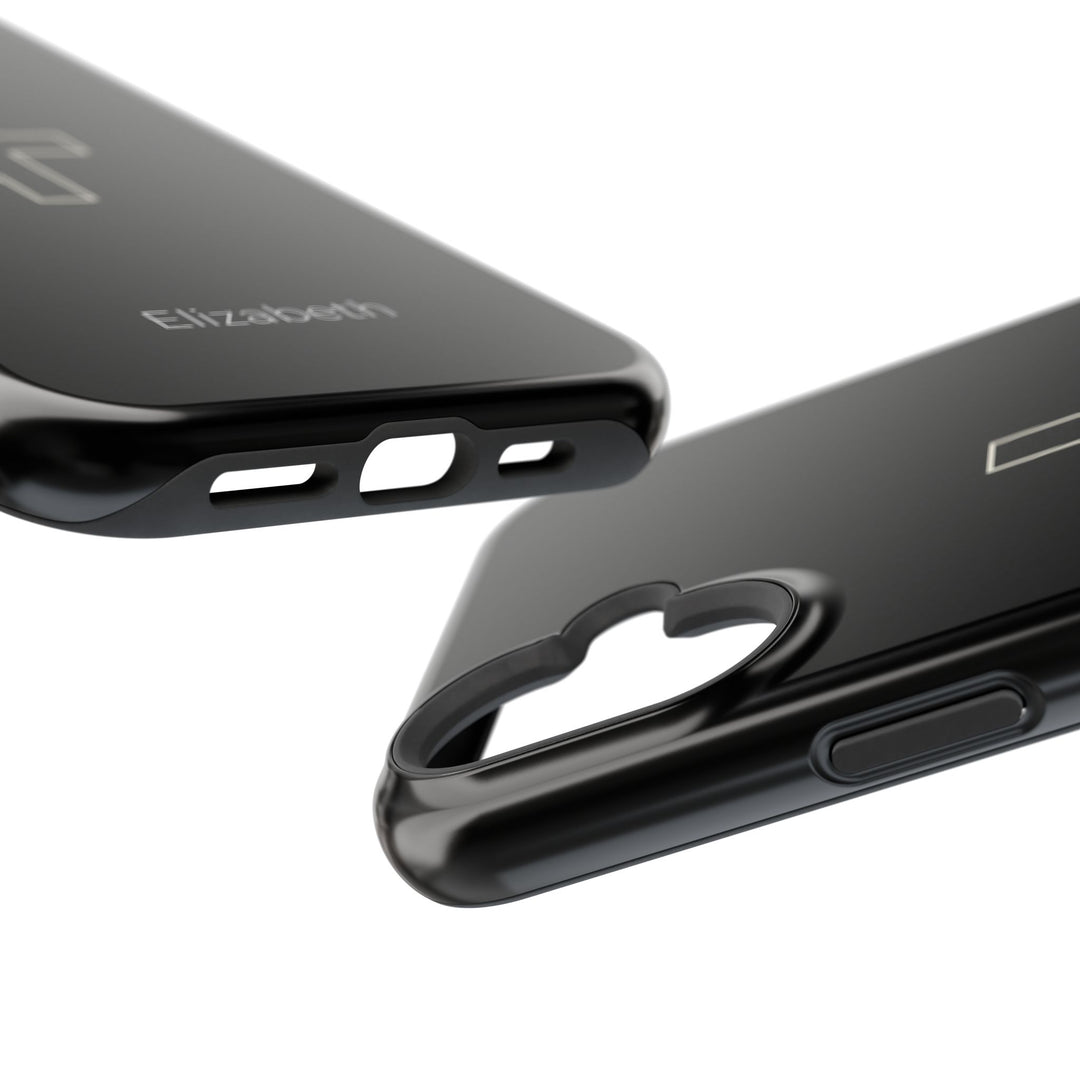Personalized Magnetic Phone Case — Minimal Cross Design