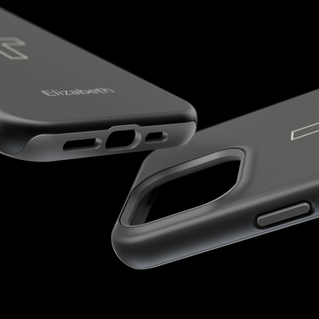 Personalized Magnetic Phone Case — Minimal Cross Design