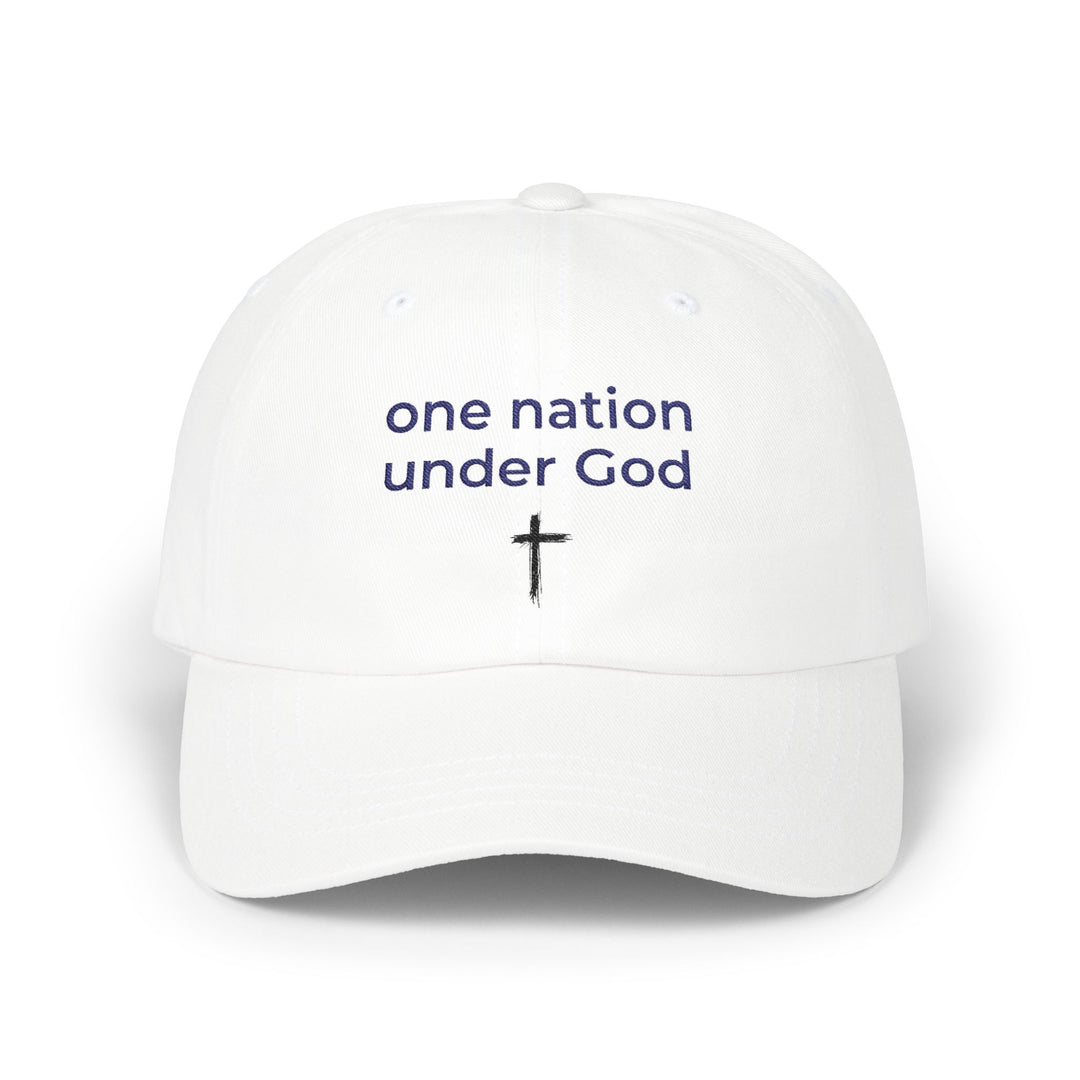 One Nation Under God Embroidered Hat | Christian Patriotic America 250 Baseball Cap