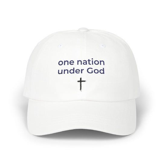 One Nation Under God Embroidered Hat | Christian Patriotic America 250 Baseball Cap