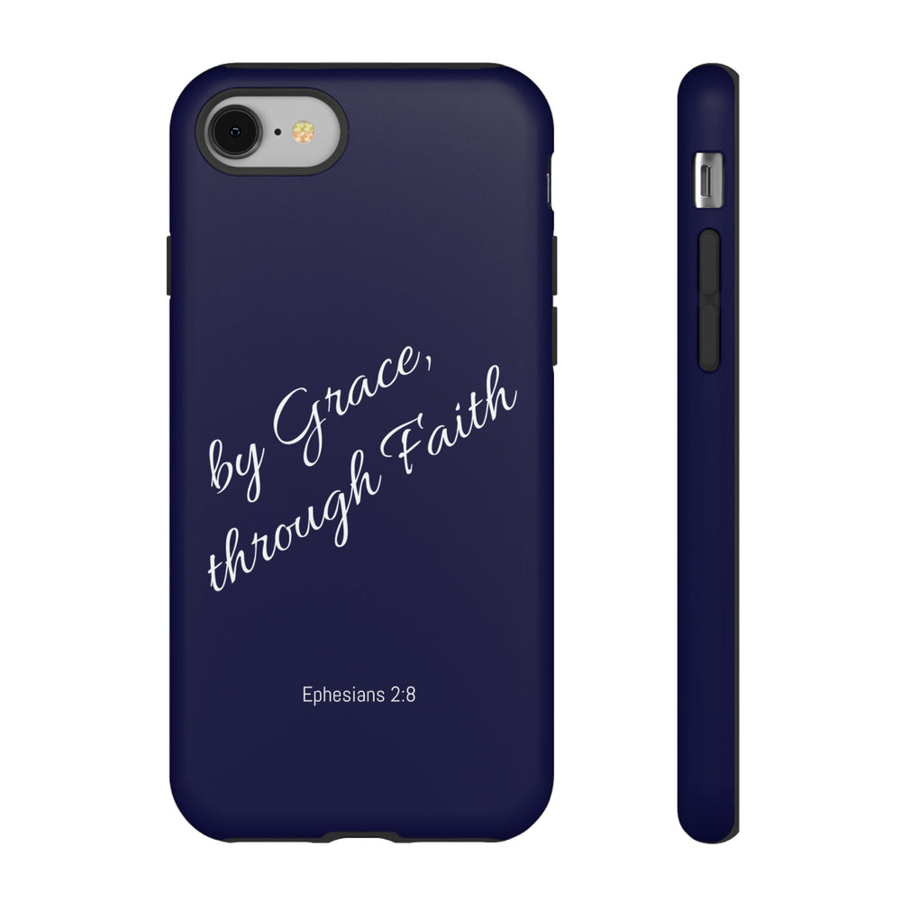 By Grace Through Faith Ephesians 2:8 Phone Case | Scripture Christian Phone Case