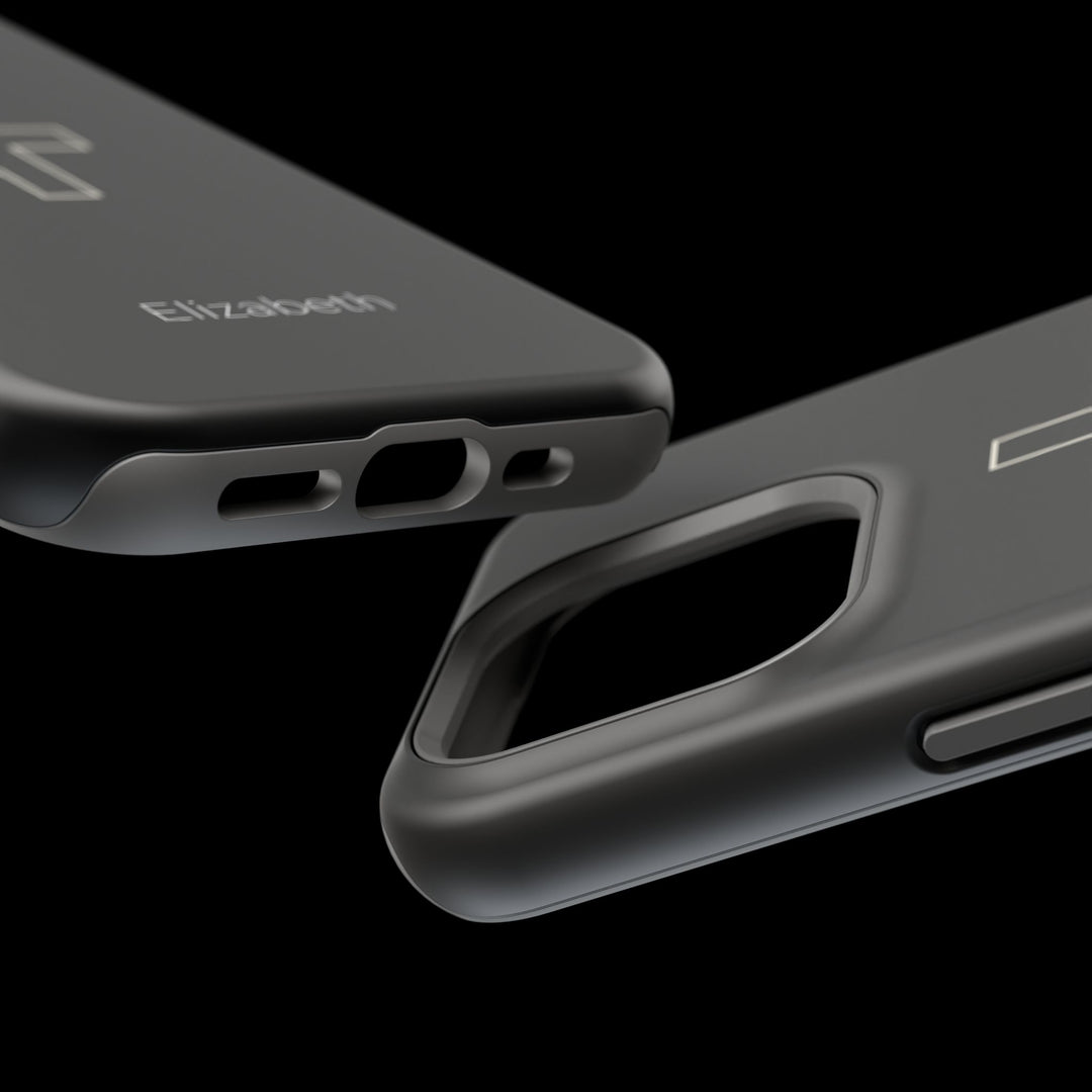 Personalized Magnetic Phone Case — Minimal Cross Design