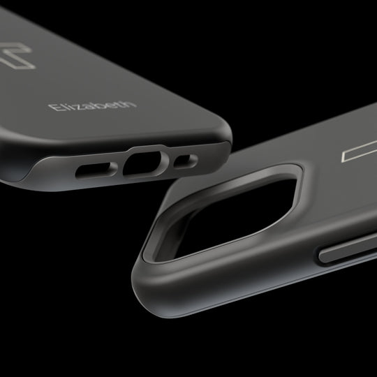 Personalized Magnetic Phone Case — Minimal Cross Design
