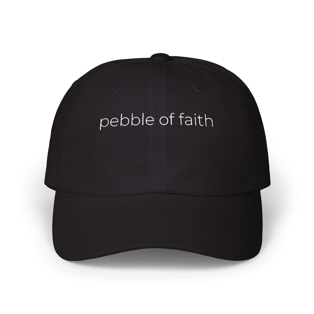 Pebble of Faith Signature Hat | Christian Embroidered Baseball Cap