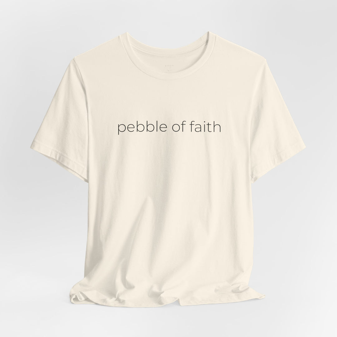Pebble of Faith Signature Tee | Christian Graphic T-Shirt