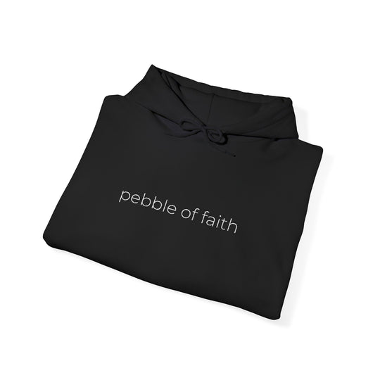 Embroidered Pebble of Faith Hoodie
