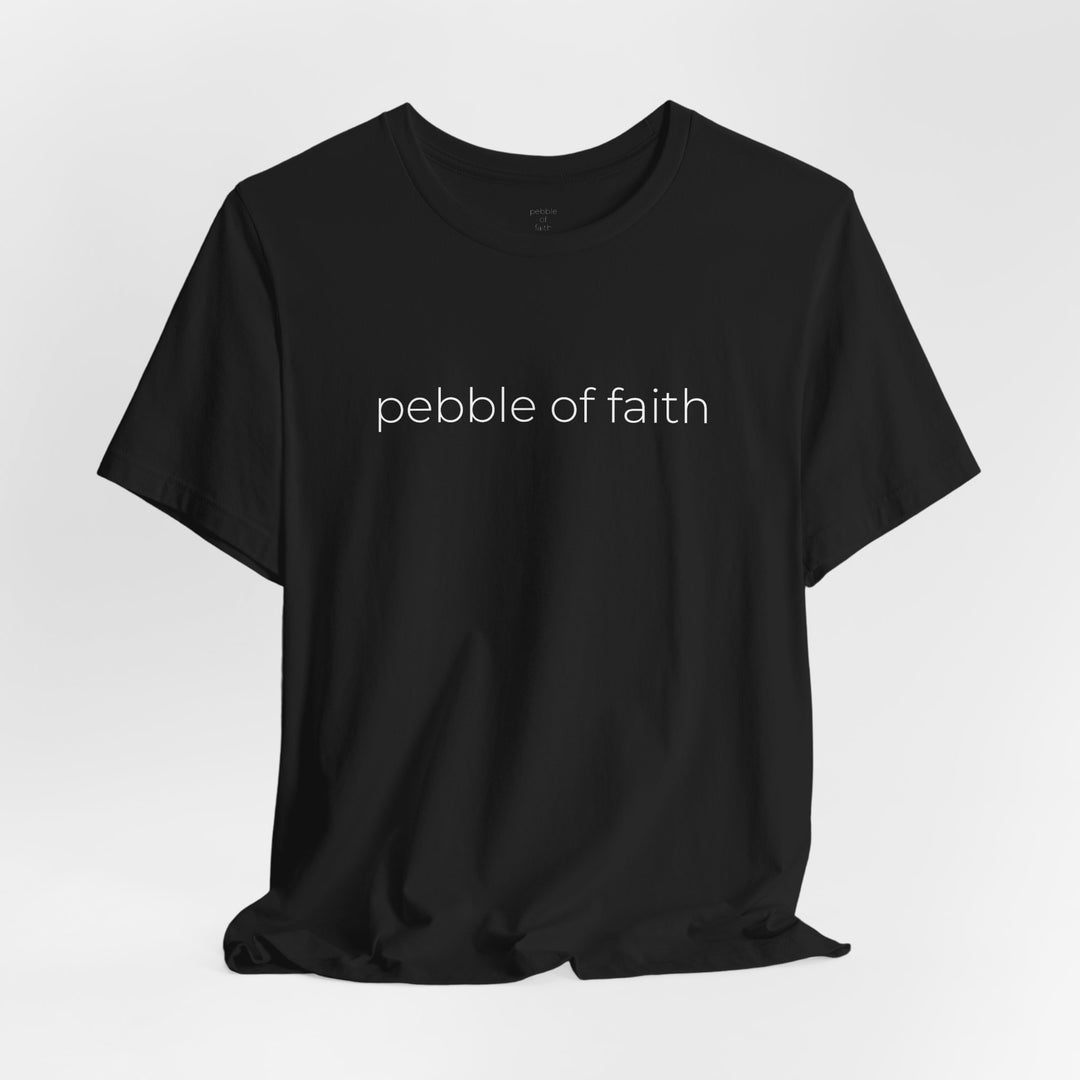 Pebble of Faith Signature Tee | Christian Graphic T-Shirt