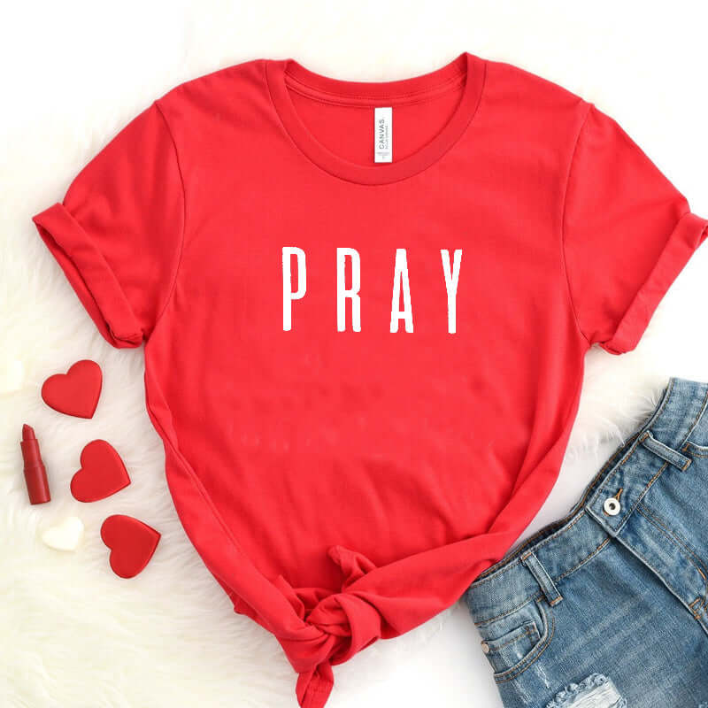 Pray Christian T Shirt