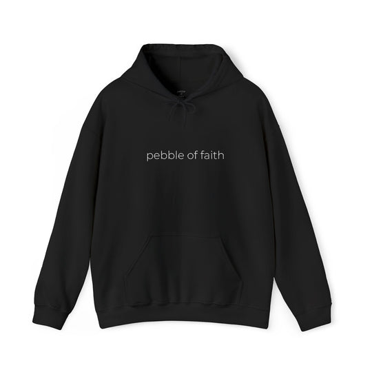 Embroidered Pebble of Faith Hoodie