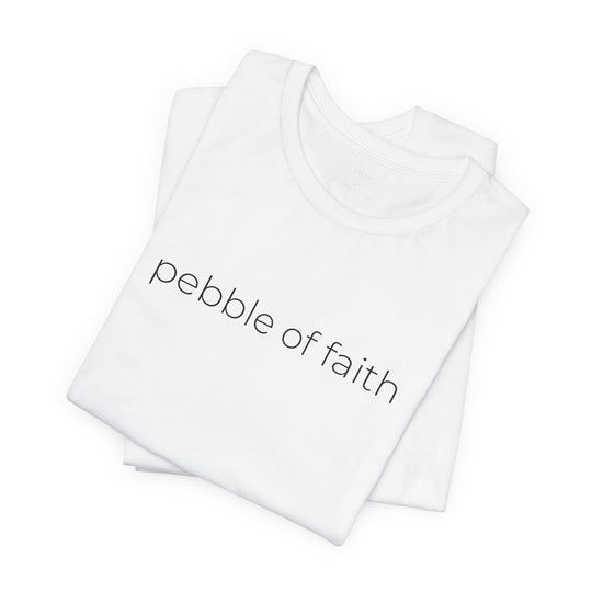 Pebble of Faith Signature Tee | Christian Graphic T-Shirt