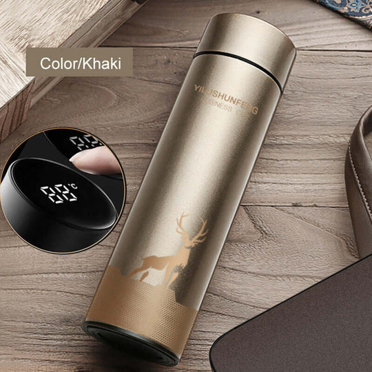 Premium Stainless Steel Frosted Tumbler - Insulated Drinkware for Travel and Office