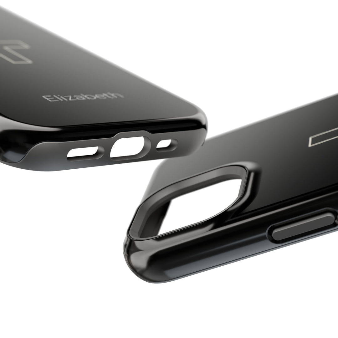 Personalized Magnetic Phone Case — Minimal Cross Design