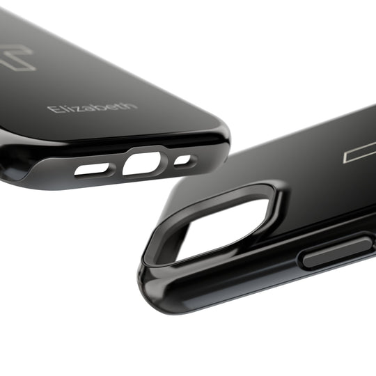 Personalized Magnetic Phone Case — Minimal Cross Design