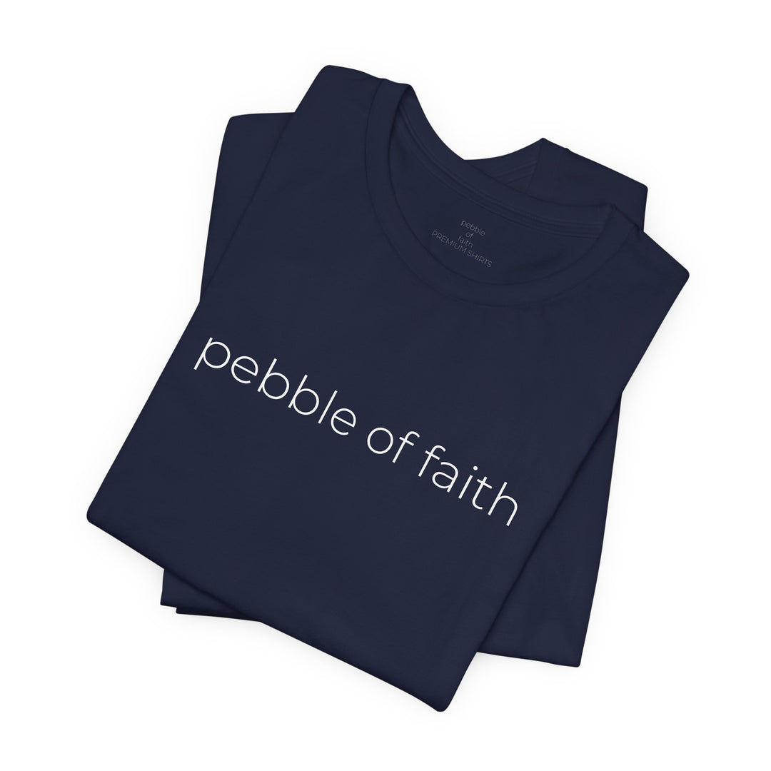 Pebble of Faith Signature Tee | Christian Graphic T-Shirt