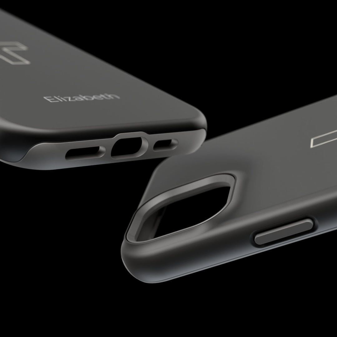 Personalized Magnetic Phone Case — Minimal Cross Design