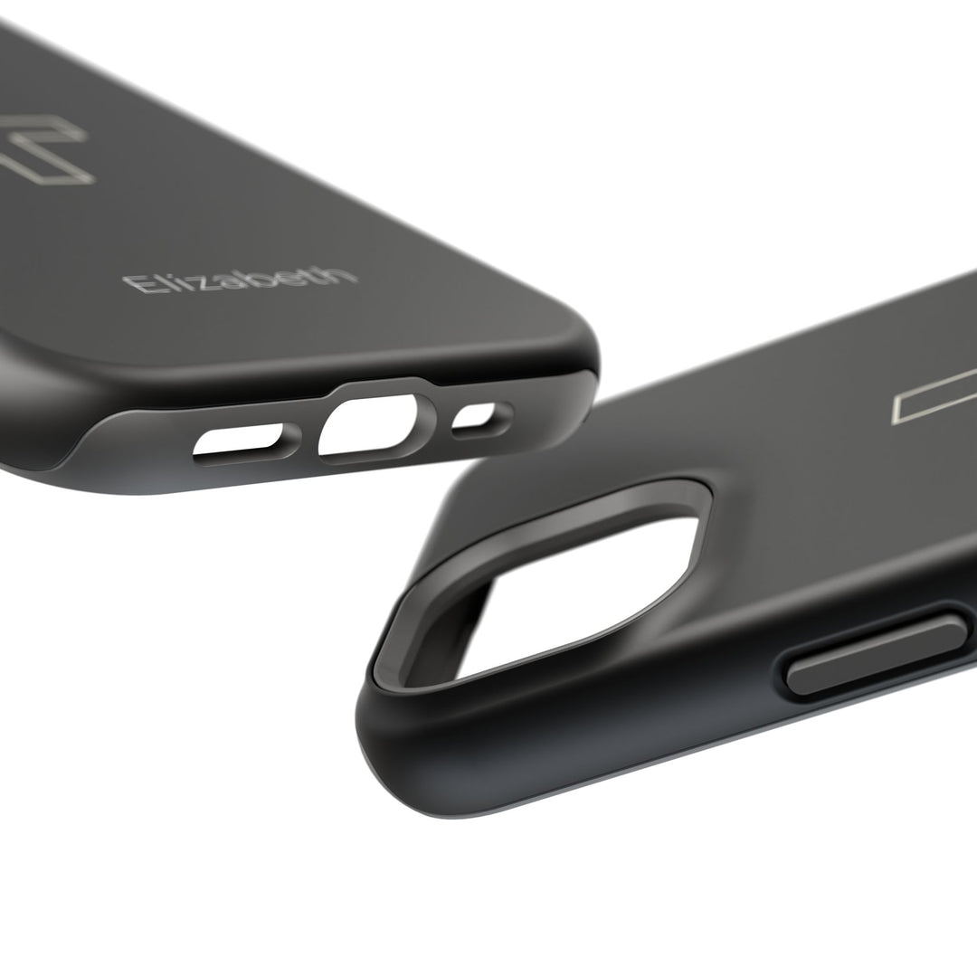 Personalized Magnetic Phone Case — Minimal Cross Design