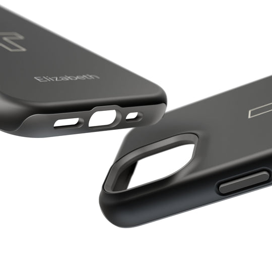Personalized Magnetic Phone Case — Minimal Cross Design