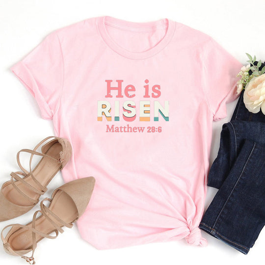Chapel Of Jesus Christ He is RISEN Tee Short Sleeve