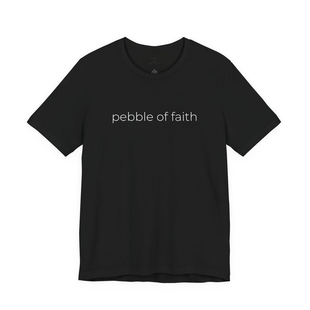 Pebble of Faith Signature Tee | Christian Graphic T-Shirt