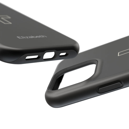Personalized Magnetic Phone Case — Minimal Cross Design