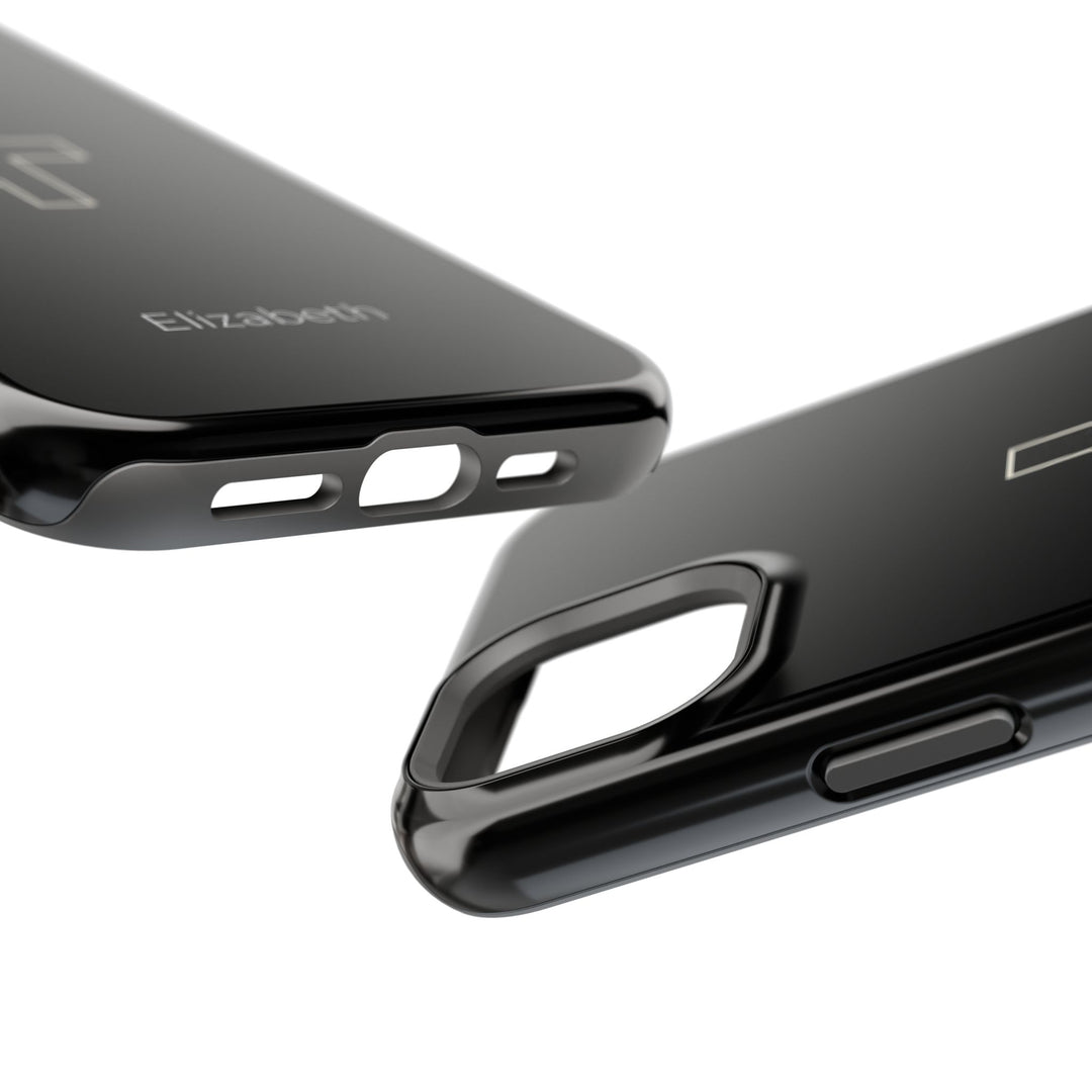 Personalized Magnetic Phone Case — Minimal Cross Design