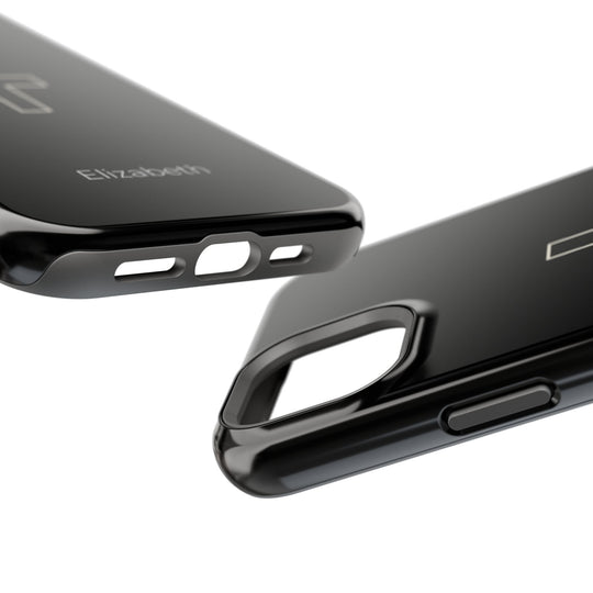 Personalized Magnetic Phone Case — Minimal Cross Design