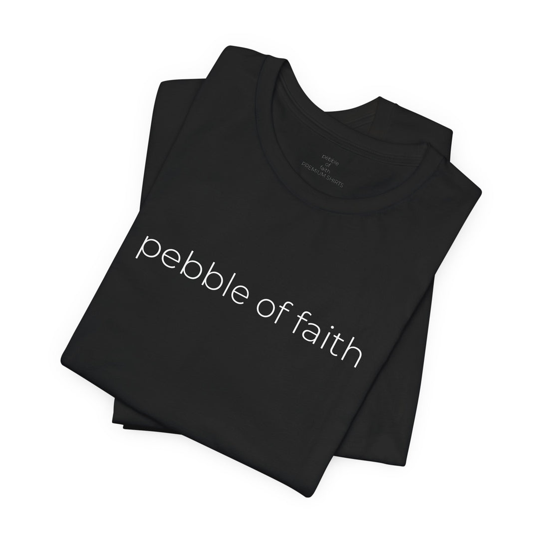 Pebble of Faith Signature Tee | Christian Graphic T-Shirt
