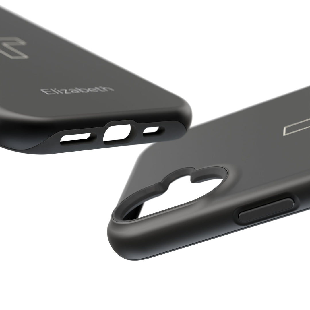 Personalized Magnetic Phone Case — Minimal Cross Design