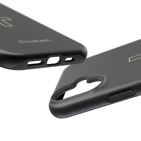 Personalized Magnetic Phone Case — Minimal Cross Design