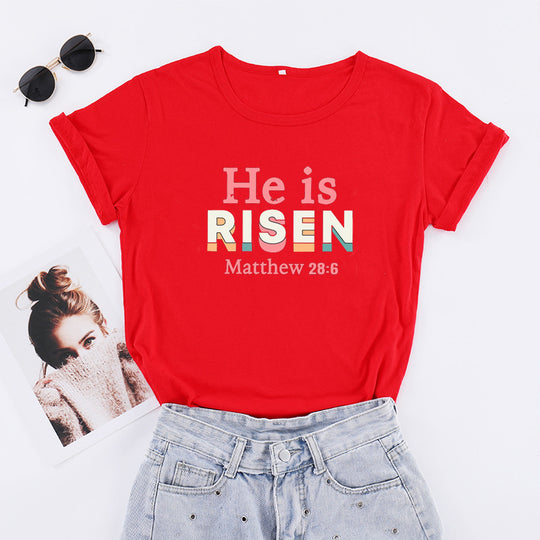 Chapel Of Jesus Christ He is RISEN Tee Short Sleeve