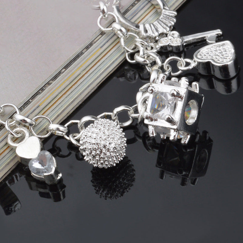 Cross and Heart Faith Bracelet meaningful Christian love and faith jewelry gift