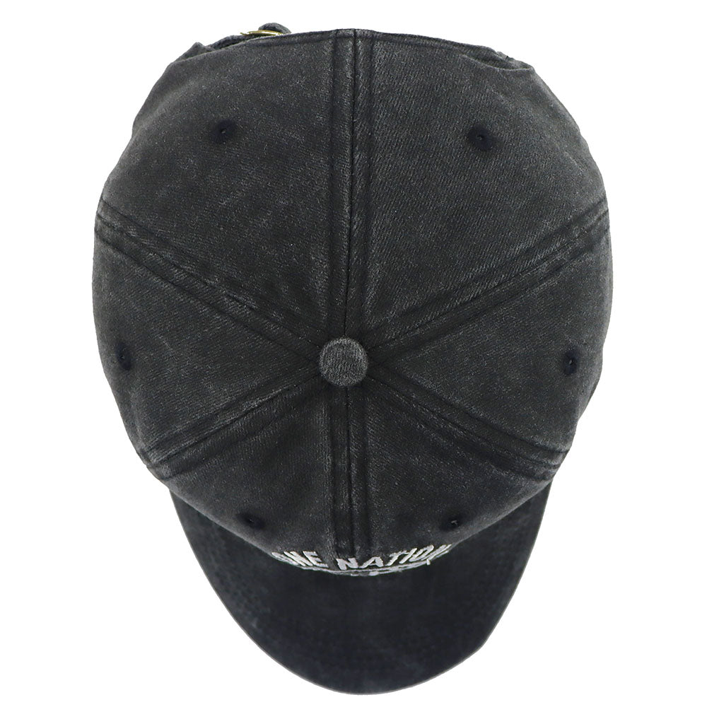 2-Pack One Nation Under God Adjustable Baseball Caps for Men &amp; Women
