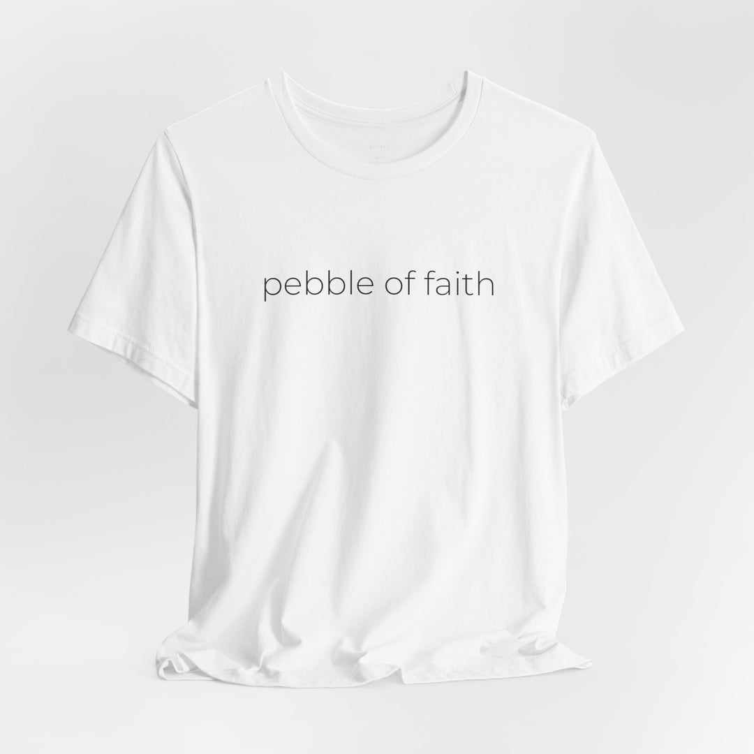 Pebble of Faith Signature Tee | Christian Graphic T-Shirt
