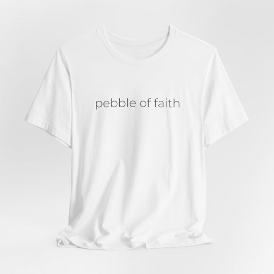 Pebble of Faith Signature Tee | Christian Graphic T-Shirt