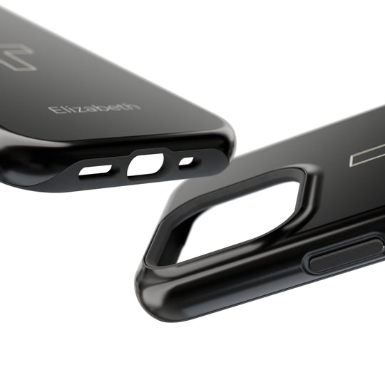Personalized Magnetic Phone Case — Minimal Cross Design