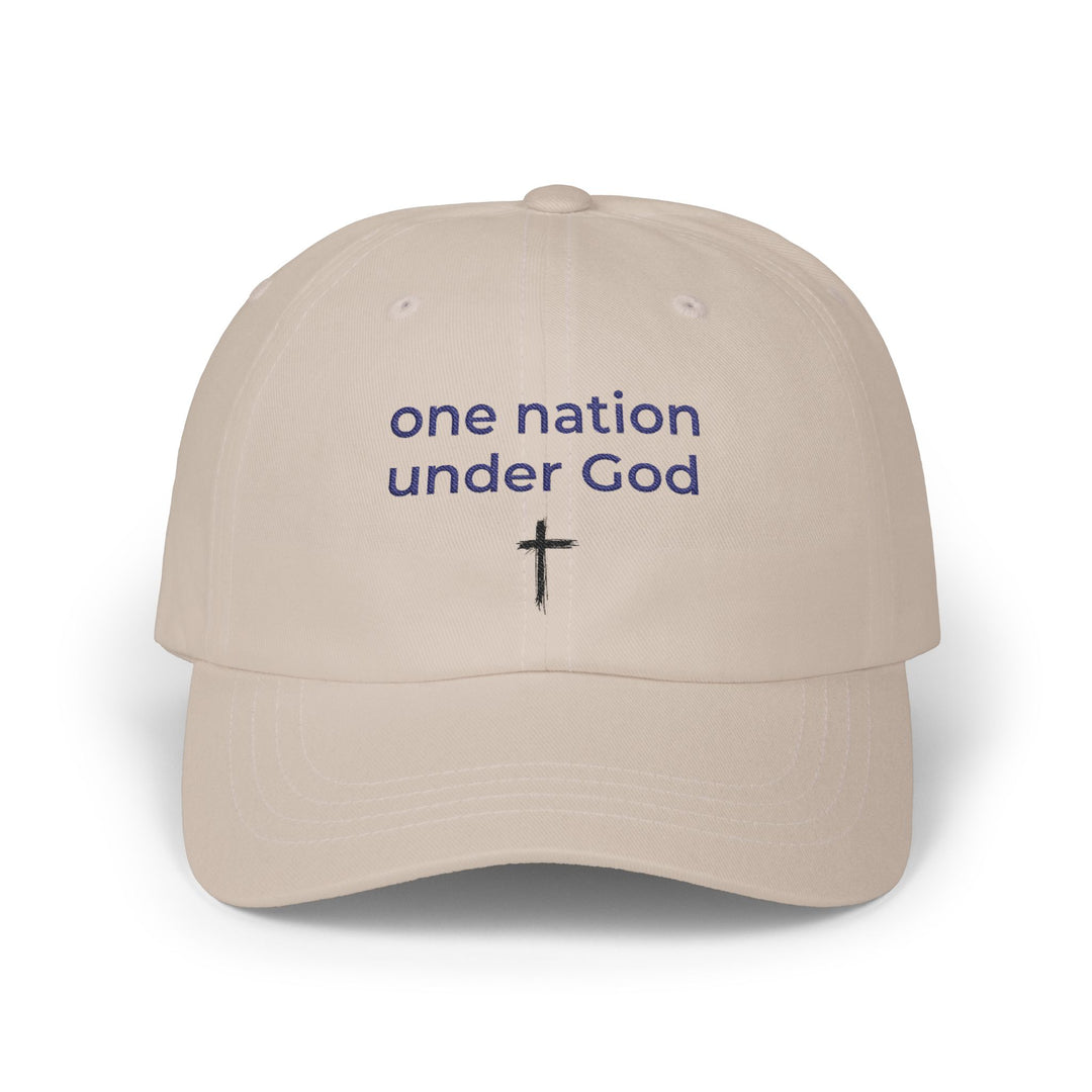 One Nation Under God Embroidered Hat | Christian Patriotic America 250 Baseball Cap