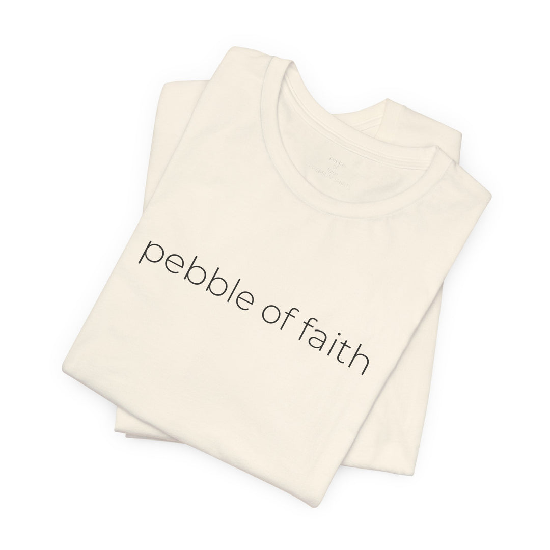 Pebble of Faith Signature Tee | Christian Graphic T-Shirt