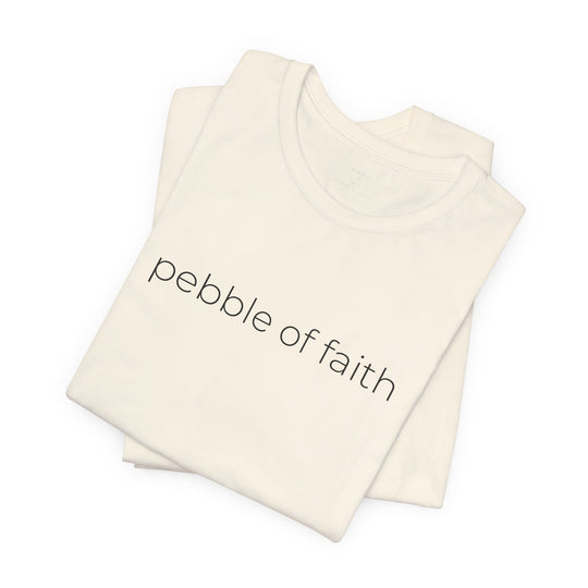 Pebble of Faith Signature Tee | Christian Graphic T-Shirt