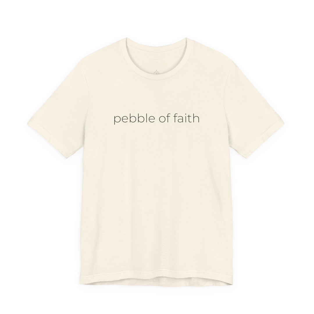 Pebble of Faith Signature Tee | Christian Graphic T-Shirt