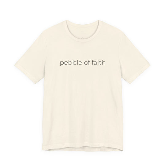 Pebble of Faith Signature Tee | Christian Graphic T-Shirt