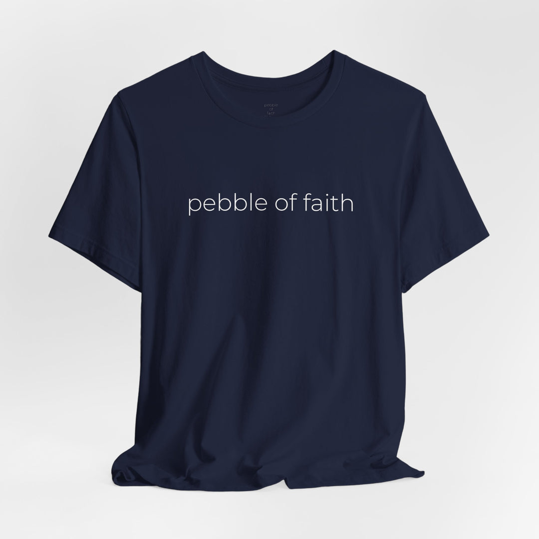 Pebble of Faith Signature Tee | Christian Graphic T-Shirt