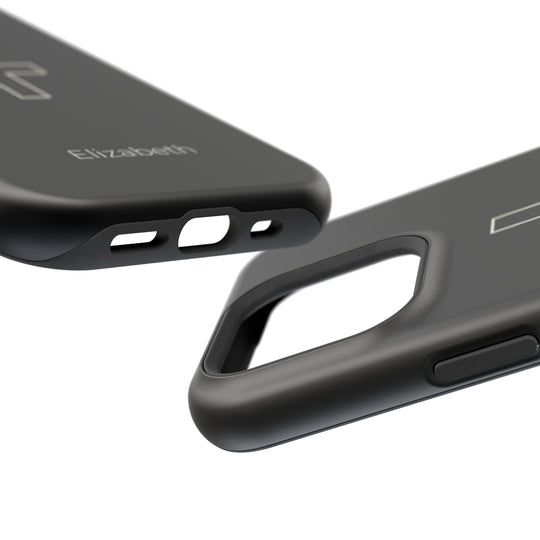 Personalized Magnetic Phone Case — Minimal Cross Design