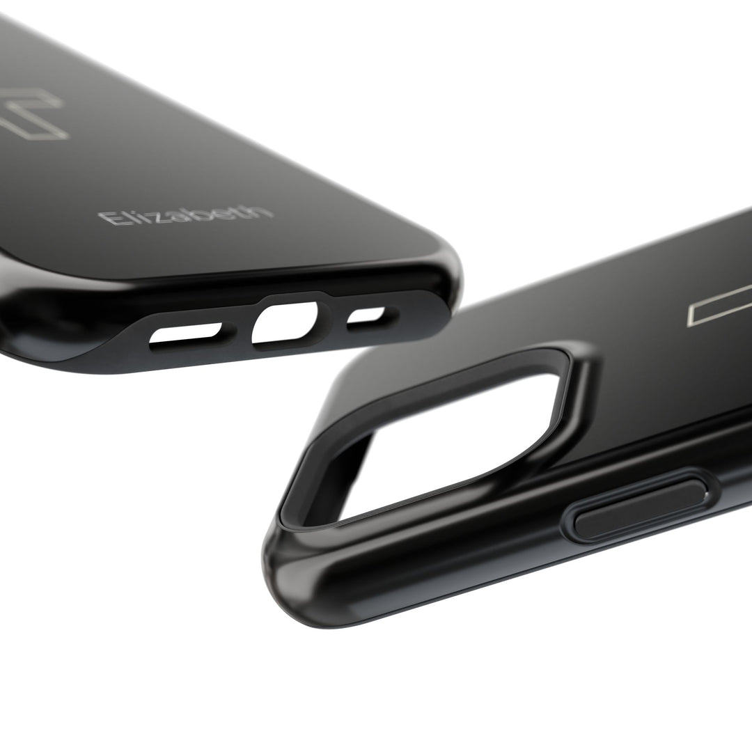 Personalized Magnetic Phone Case — Minimal Cross Design