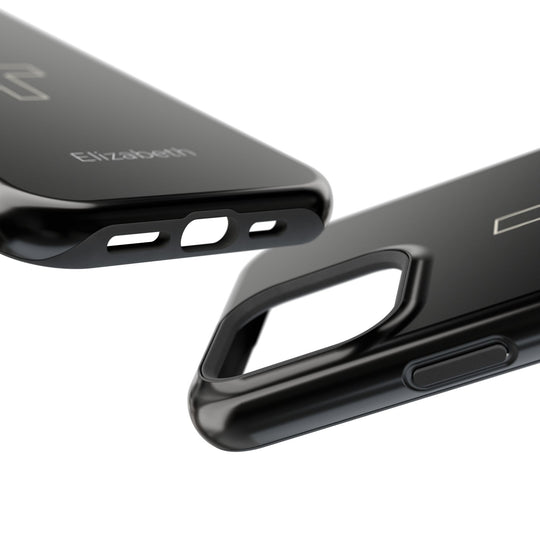 Personalized Magnetic Phone Case — Minimal Cross Design