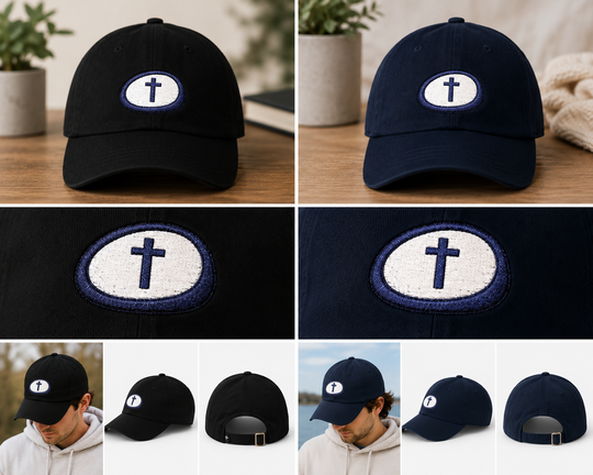 Pebble of Faith Logo Hat | Christian Embroidered Baseball Cap