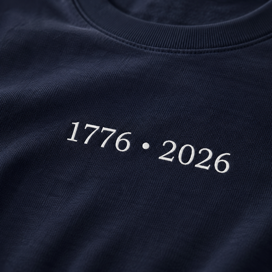 1776 2026 Unisex Tee | Minimal Patriotic T-Shirt | USA Heritage Tee